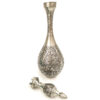 Decorative Copper Bottle Handcrafted Persian Engraved Silvana (2x)