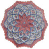 Decorative Copper Plate Hand-Painted with Persian Minakari Enamel Arghavan