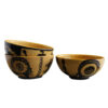 Set of 3 Handmade Decorative Pottery Bowls Model Shoosh