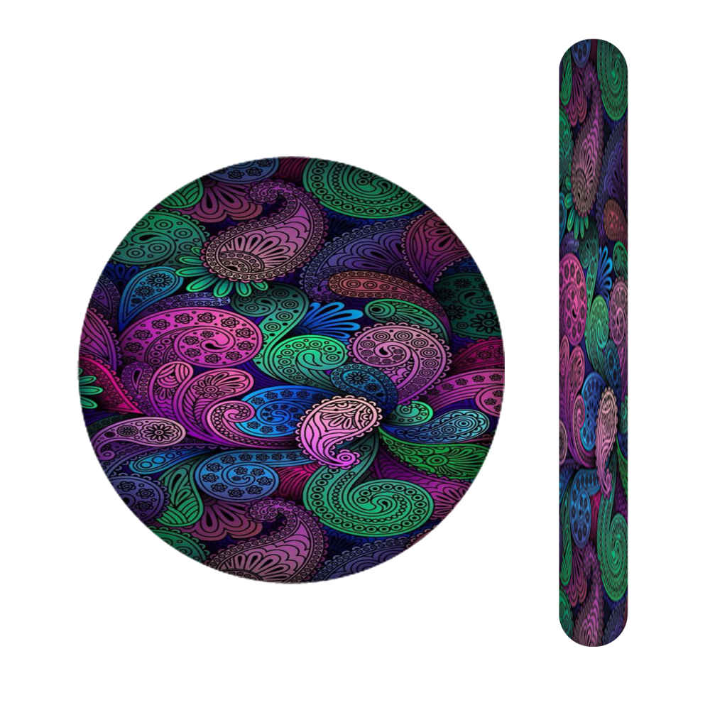 Metal Nail File and Mirror Set with Persian Inspired Sahar Pattern