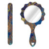 Metal Nail File and Mirror Set with Persian Inspired Sepehr Pattern