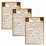Ziarat of Hazrat Fatima Zahra Dua Cards (3x)