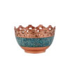 Decorative Bowl Persian Artisan-Crafted Turquoise Inlay Asil