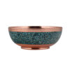 Decorative Bowl Persian Artisan-Crafted Turquoise Inlay Vina