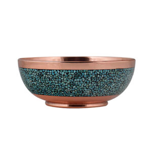 Firuzehkubi Persian Copper Bowl Model Vina