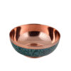 Decorative Bowl Persian Artisan-Crafted Turquoise Inlay Vina