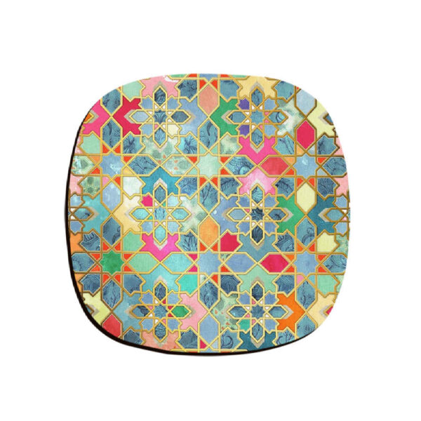 Artistic Drink Coaster Set with the Design Javan
