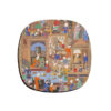 Drink Coaster Set With Persian Inspired Artistic Design Qajari