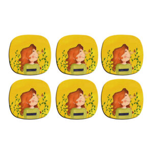 Iranian Drink Coasters Model Spring girl