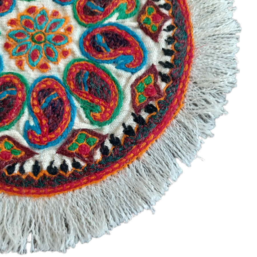 Pateh Kerman’s Heritage Handcrafted Tablecloth Firoozeh