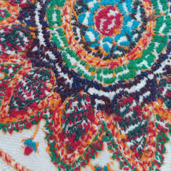 Iranian Embroidered Pateh Tablecloth Model Khorshidi