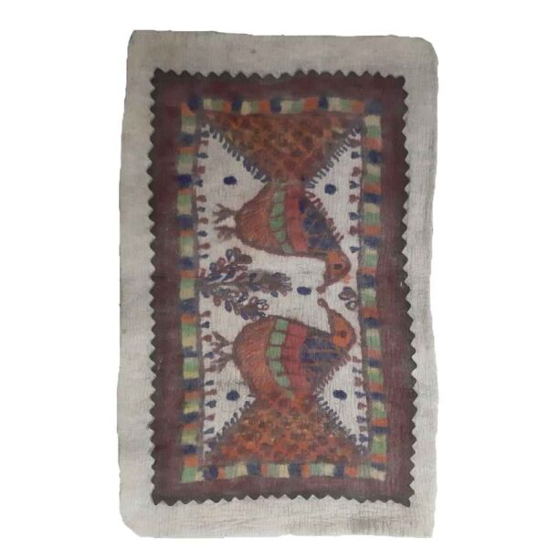 Persian Wool Felt Rug 100% Natural and Handmade Birds