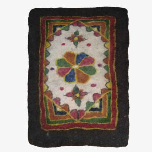 Iranian Handmade Wool Felt Rug Model Mana