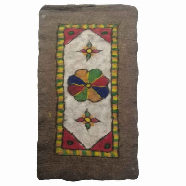 Persian Wool Felt Rug 100% Natural and Handmade Maryam