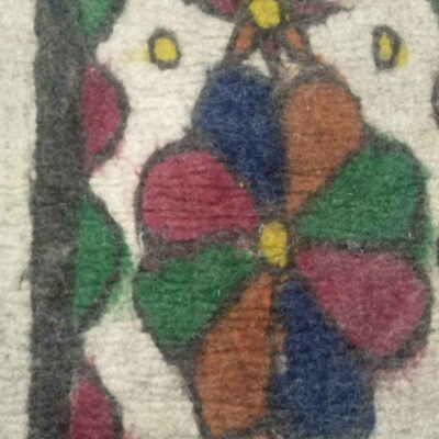 Persian Wool Felt Rug 100% Natural and Handmade Rokhsar