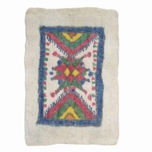 Iranian Handmade Wool Felt Rug Model Tahoora