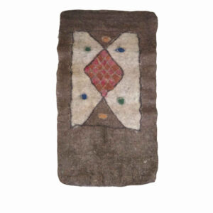 Iranian Handmade Wool Felt Rug Model Taranom