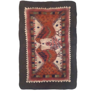 Iranian Handmade Wool Felt Rug Model Tavoos