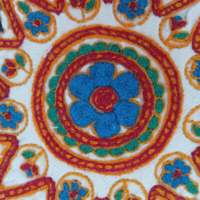 Hand Embroidered Round Tablecloth Model Alaleh