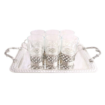 Persian Metal Tea & Coffee Set Model Sarv