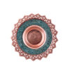 Iranian Turquoise Inlay Copper Wall Plate Model Ziba