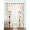 Printed Velvet Eyelet Curtain – Roya