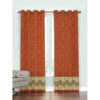 Printed Velvet Eyelet Curtain – Sonati