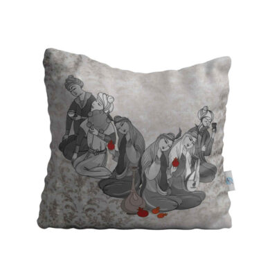 Persian Velvet Cushion Cover – Khatoon Design (Set of 2)
