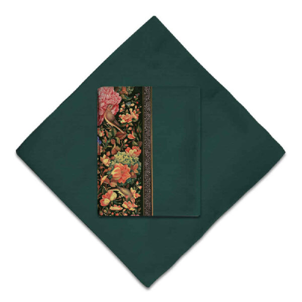 Travel Prayer Mat for Muslim Pocket Sized & Portable Sajada Birds & Flowers