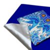 Travel Prayer Mat for Muslim Pocket Sized & Portable Sajada Dark Blue