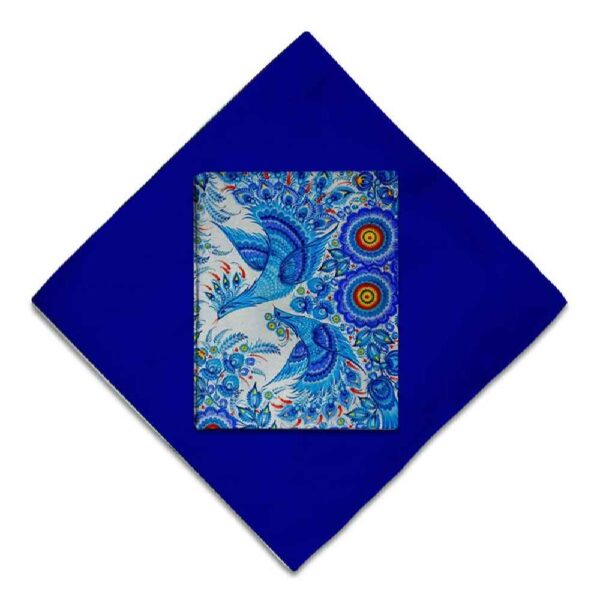 Travel Prayer Mat for Muslim Pocket Sized & Portable Sajada Dark Blue