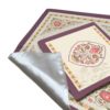 Travel Prayer Mat for Muslim Pocket Sized & Portable Sajada Cream Eslimi