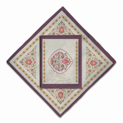 Travel Prayer Mat for Muslim Pocket Sized & Portable Sajada Cream Eslimi