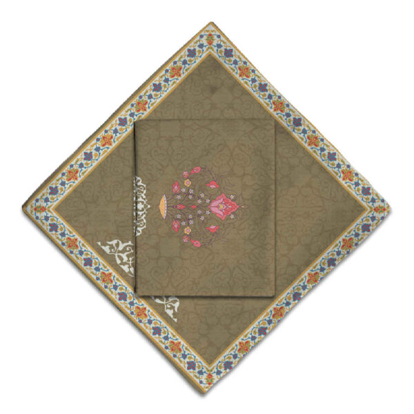 Travel Prayer Mat for Muslim Pocket Sized & Portable Sajada Eslimi Design