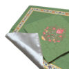 Travel Prayer Mat for Muslim Pocket Sized & Portable Sajada Green Eslimi
