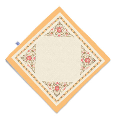 Travel Prayer Mat for Muslim Pocket Sized & Portable Sajada Cream Eslimi