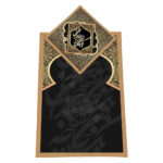 Islamic Prayer Mat Velvet Sajadah Lightweight with Mihrab Design
