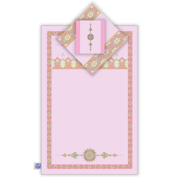Islamic Prayer Mat Velvet Sajadah Lightweight Pink