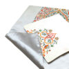 Islamic Prayer Mat Velvet Sajadah Lightweight with White