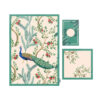 Islamic Prayer Mat Velvet Sajadah Lightweight Birds & Flowers Design