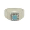 Persian Neyshabur Turquoise Silver Ring Handcrafted Taher