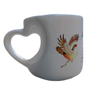 Persian Ceramic Mug Model Heart