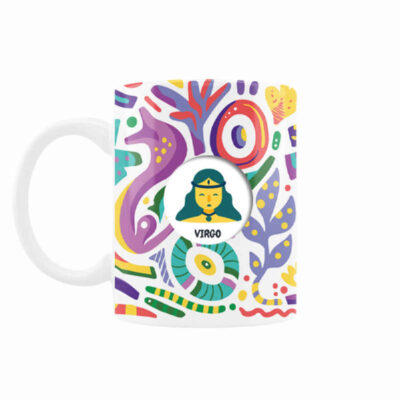 Persian Zodiac Mug – Shahrivar Pattern Symbol