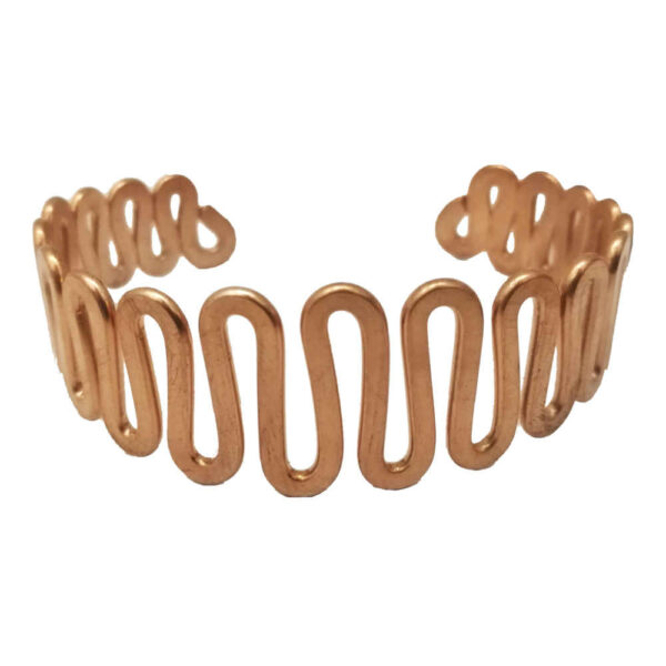Copper Bracelet – Sinuous Marpich Design