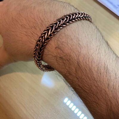 Copper Bracelet – Braided Raika Model