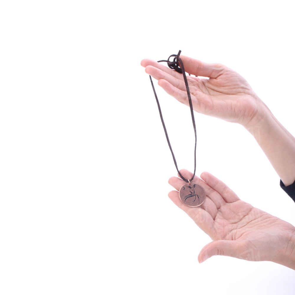 Persian Copper Necklace Minimalist – Raghs Sama