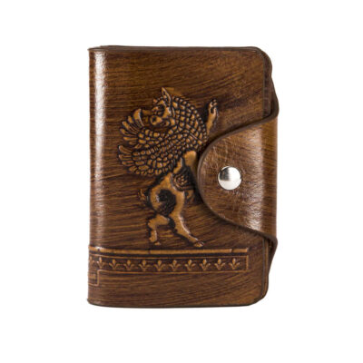 Persian Leather Keychain Model Mah Shahrivar