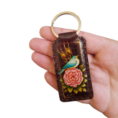 Persian Leather Keychain Model Bird