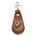 Persian Leather Keychain Model Farvardin