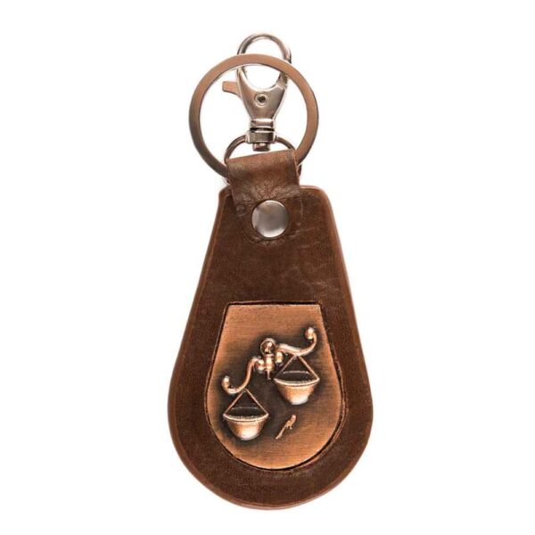 Persian Leather Keychain Model Mehr